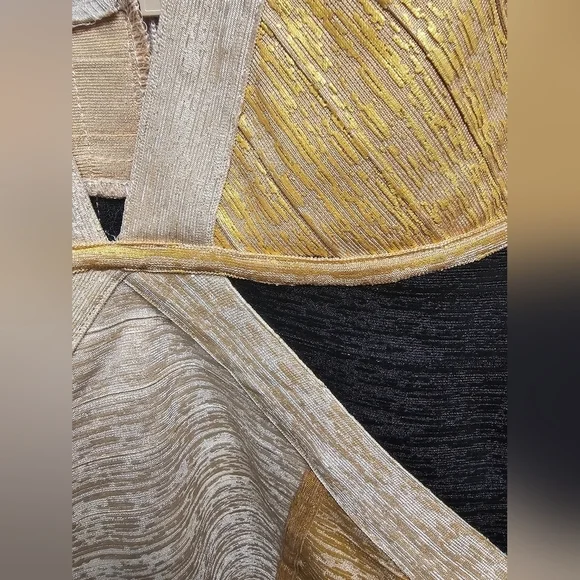 Wow Couture Gold Label Size S Cocktail Dress - Picture 4 of 6